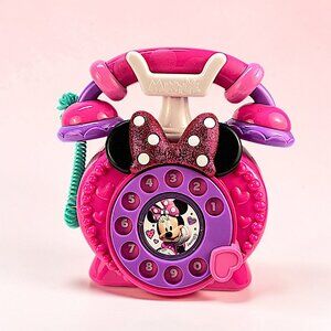 Disney Junior Minnie Mouse Talk Ring Me Rotary Phone Pink